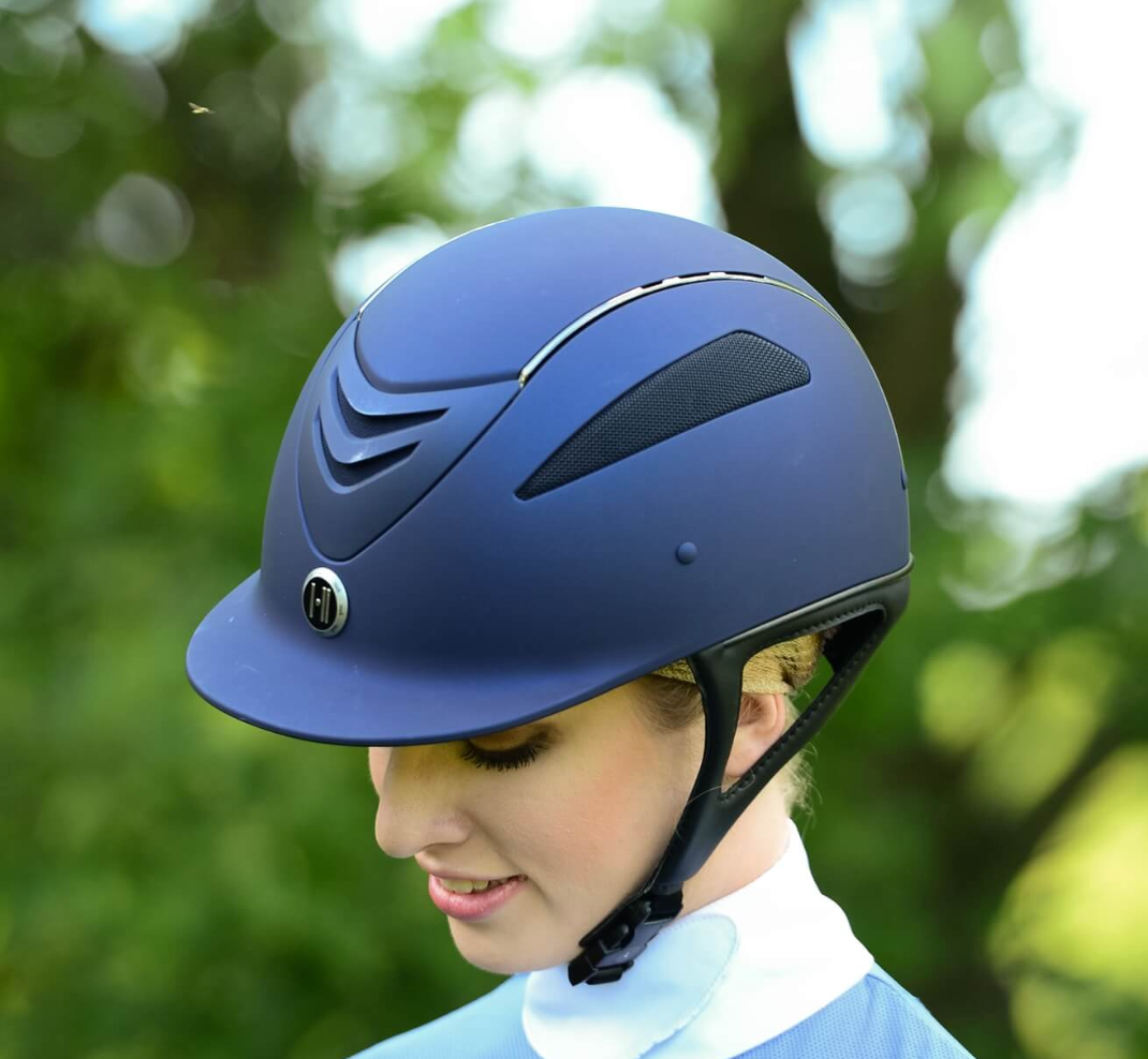 One K Defender Chrome Stripe Helmet