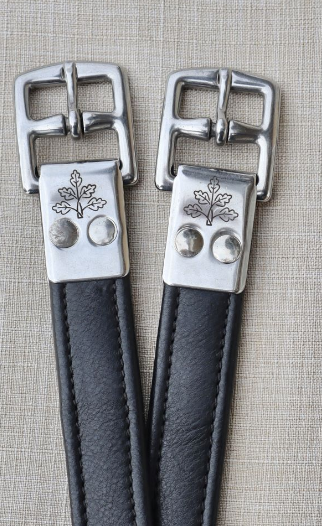 Black Oak 7/8" Calf Lined Leathers