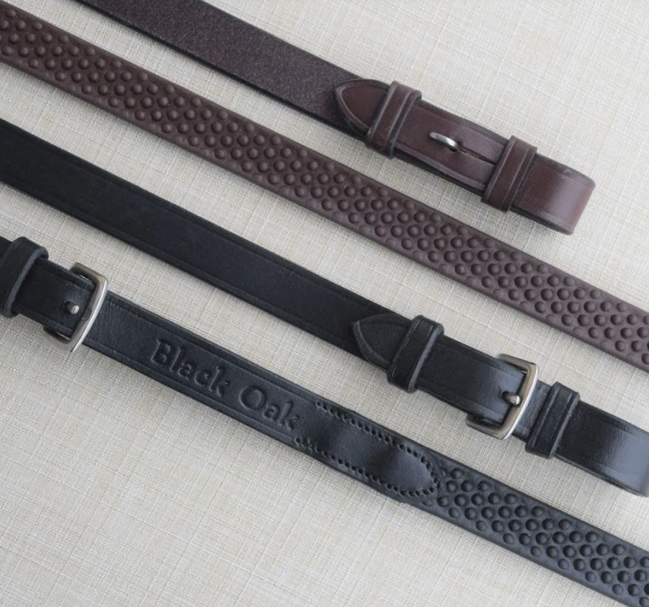 Black Oak 5/8" Rubber Reins