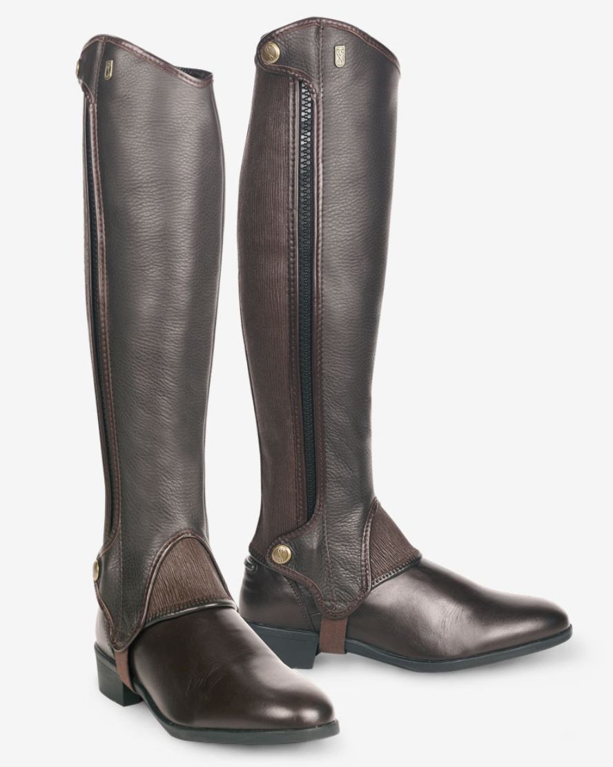 Tredstep Deluxe Half Chap Brown