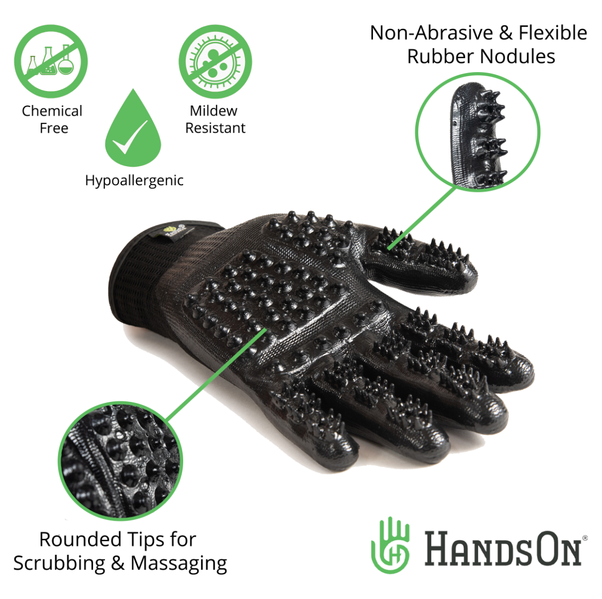 Hands-On Grooming Glove