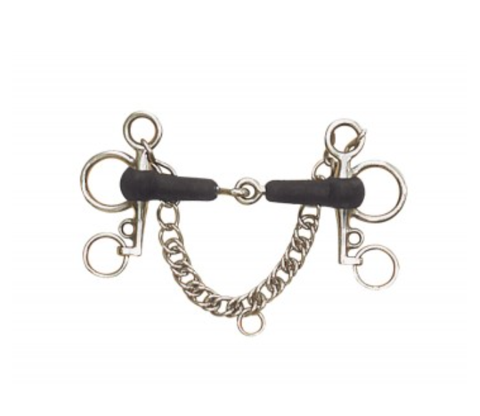 Centaur® Jointed Rubber Mouth Pelham