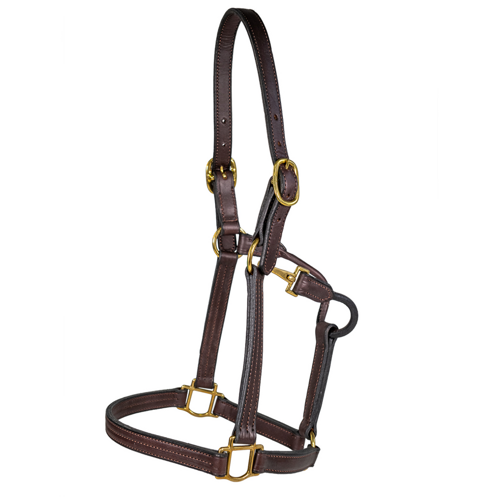 Nunn Finer Rolled Throat Halter w/snap