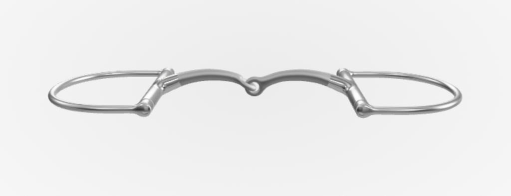 Herm Sprenger Satinox D-Ring Single Jointed Bit