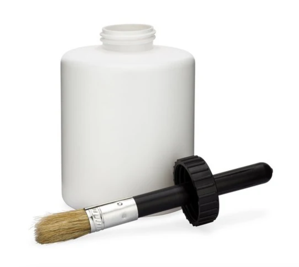 Plastic Applicator Can & Brush